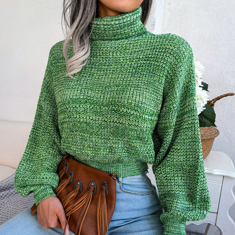 Cozy knit turtleneck sweater Ena