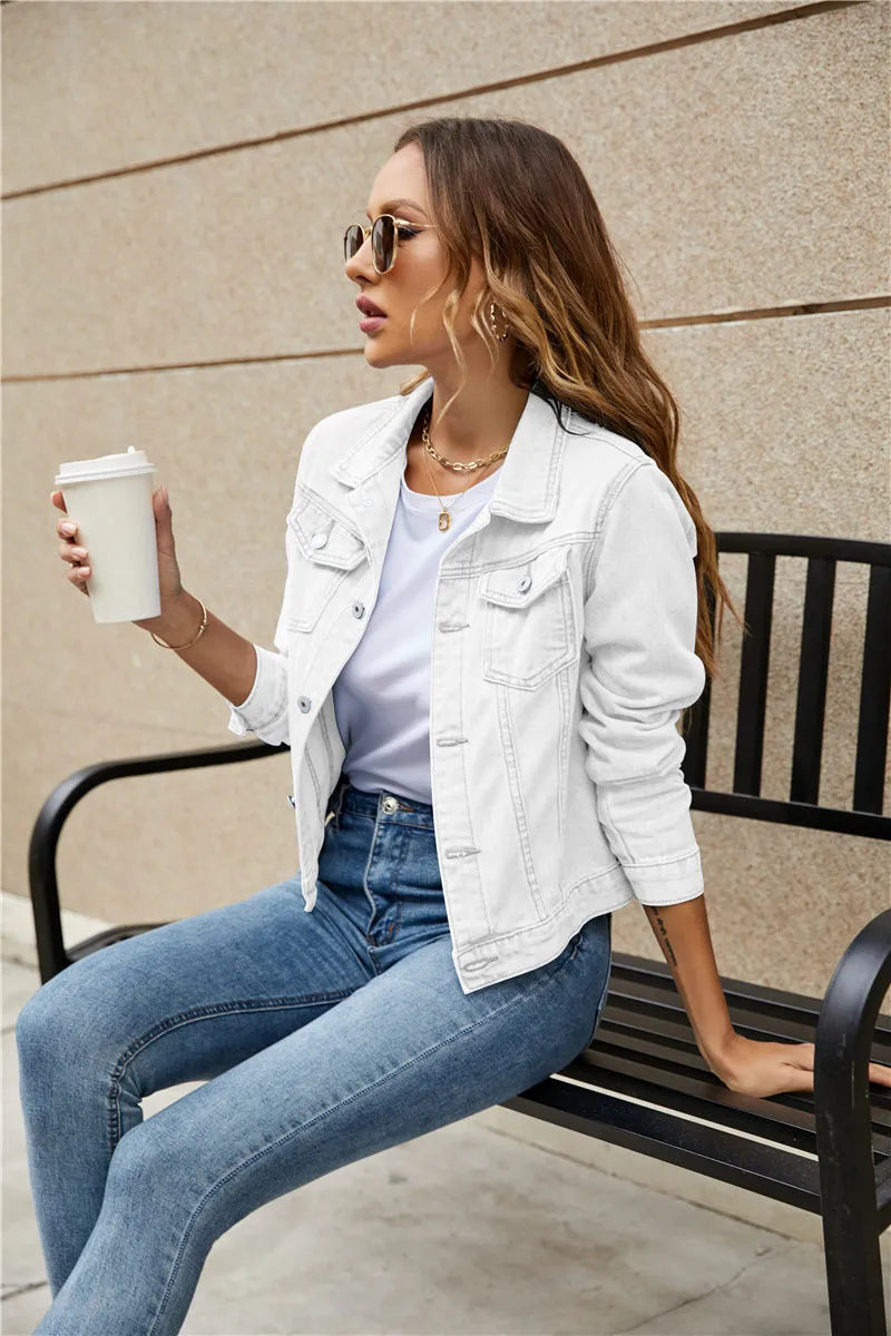 Trendy denim summer jacket Aubri