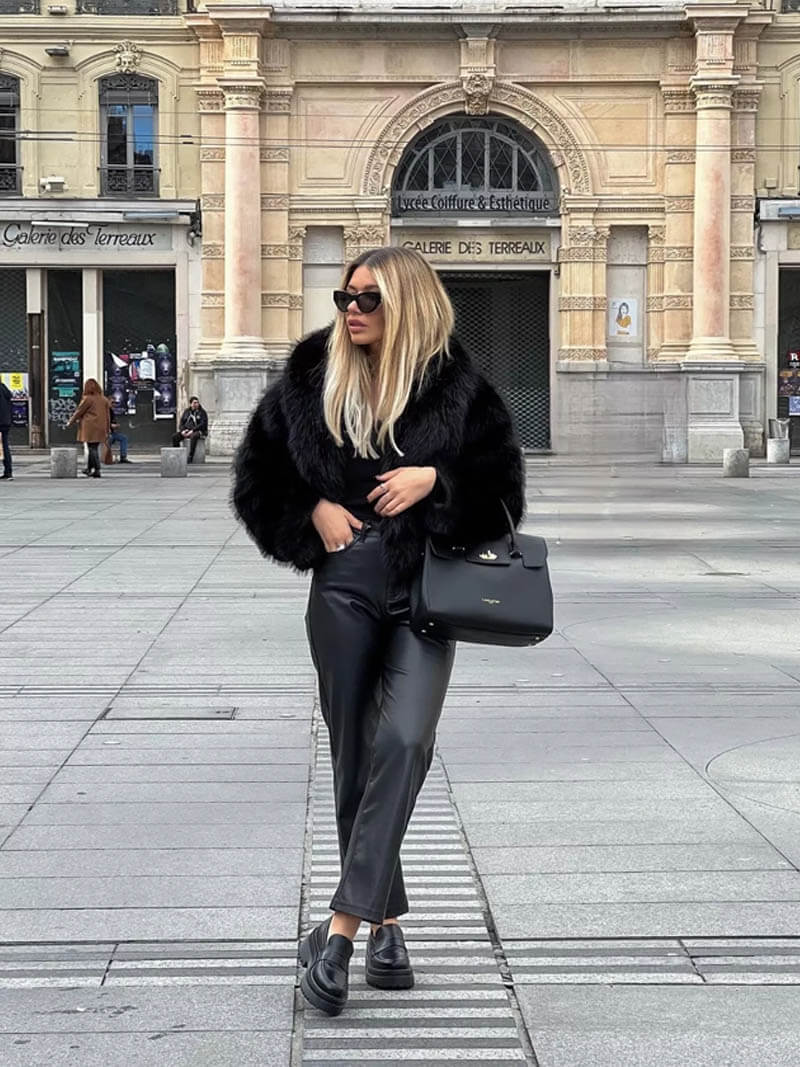 Jenna faux fur coat