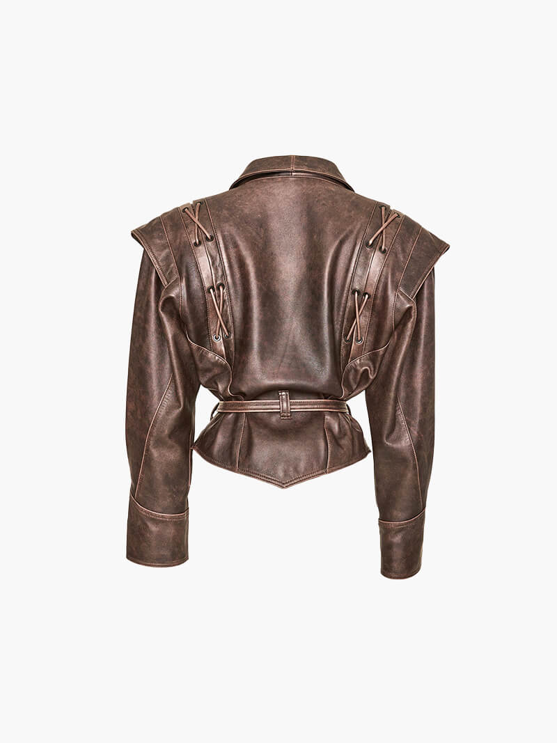 Pia faux leather jacket