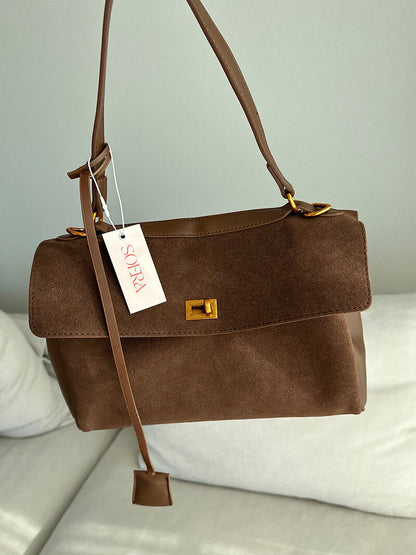 Ramona bag made of faux suede