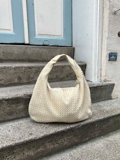 Suede Braided Bag XL