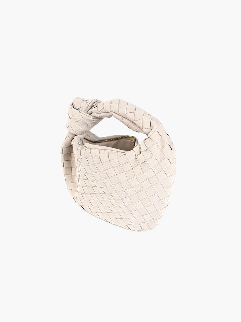 Woven Bag Mini Suede