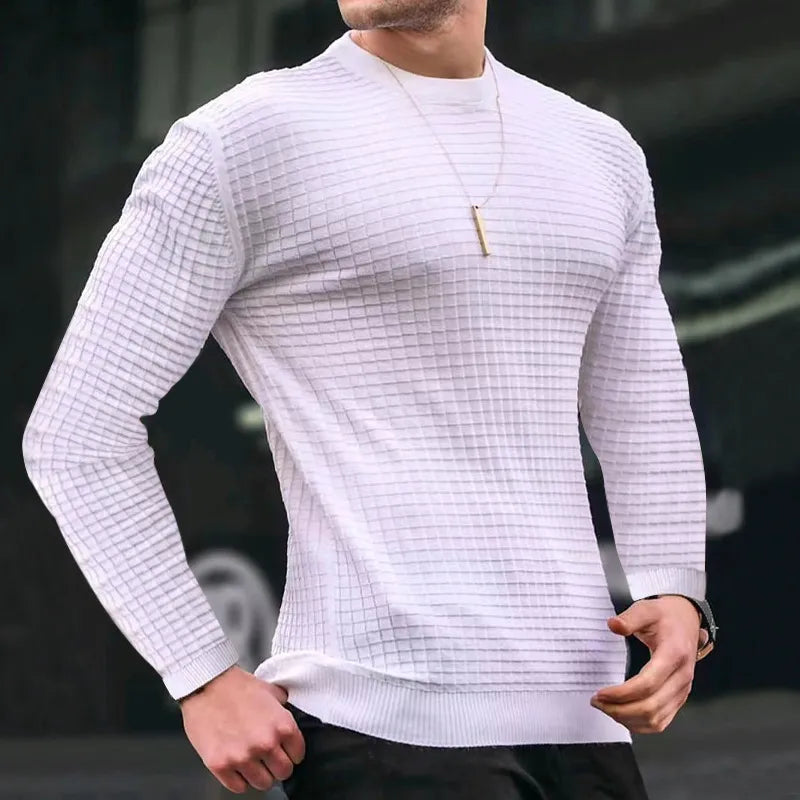 Slim Fit Knitted Sweater for Men Theron