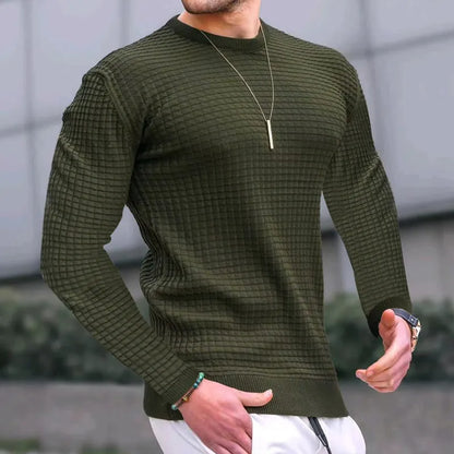 Slim Fit Knitted Sweater for Men Theron