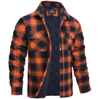 Checkered lumberjack jacket for men Dolf 