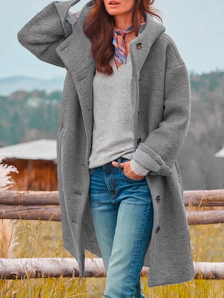 Cozy women's coat Ulka