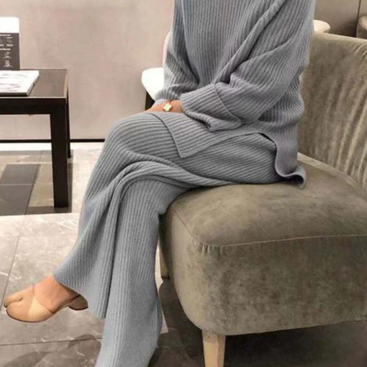 Casual Knitted Sweater and Pants Set Samantha