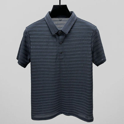 Breathable Mesh Polo Shirt for Men Corey