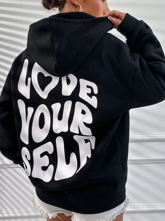 Hoodie with statement - Phoebe