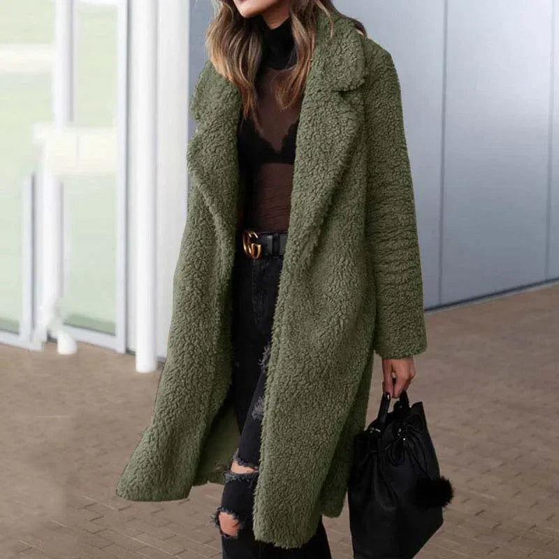 Trendy teddy coat for women Valeria