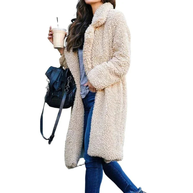 Trendy teddy coat for women Valeria