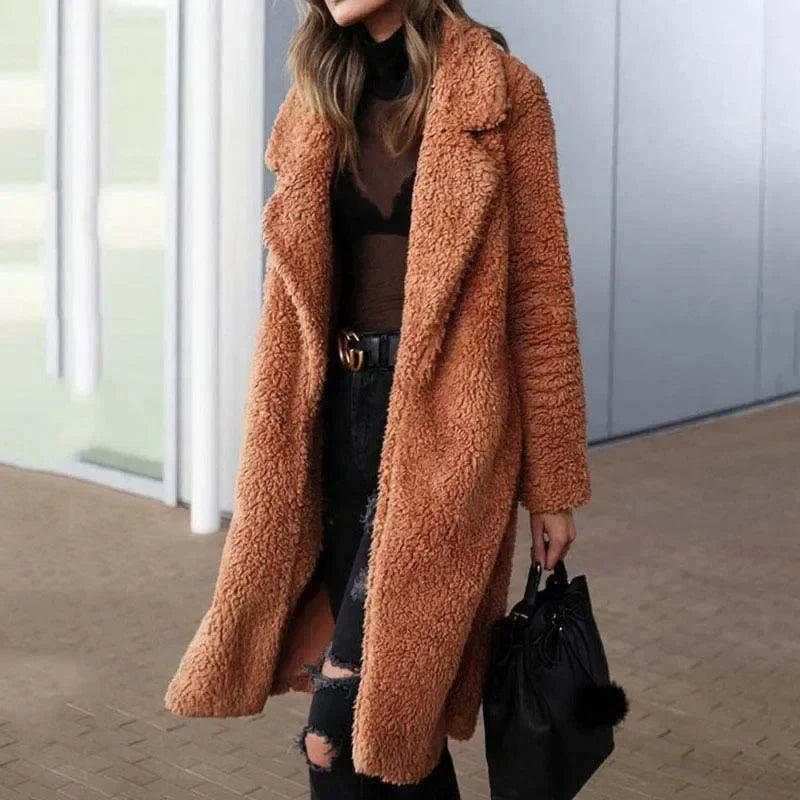 Trendy teddy coat for women Valeria