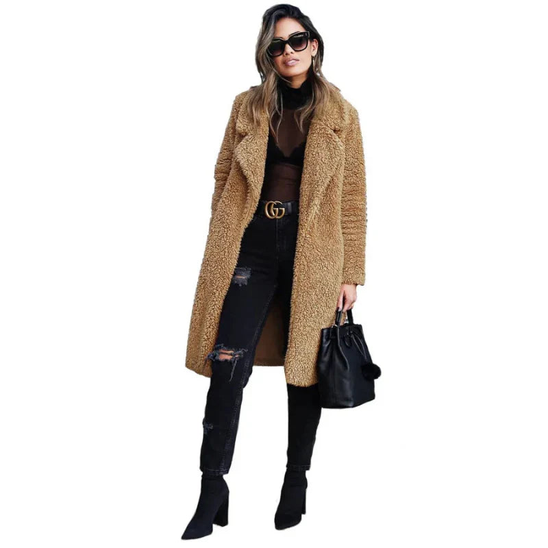 Trendy teddy coat for women Valeria