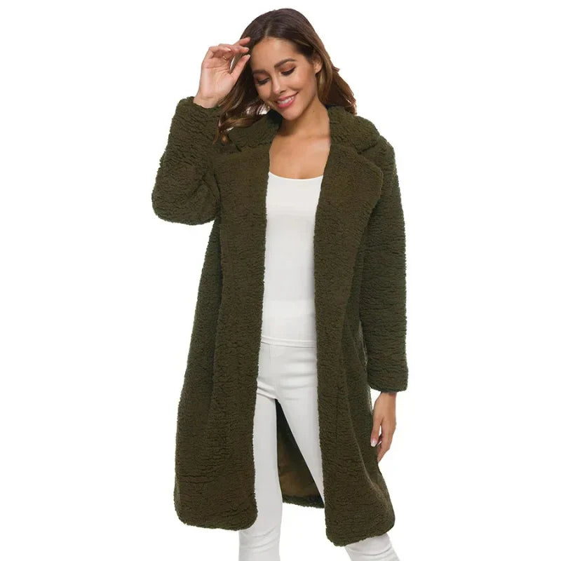 Trendy teddy coat for women Valeria