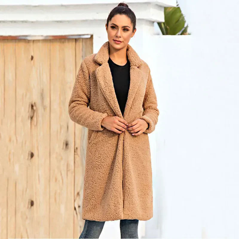 Trendy teddy coat for women Valeria