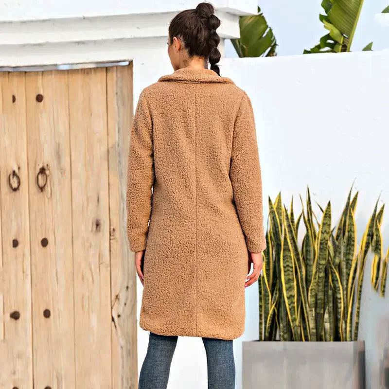 Trendy teddy coat for women Valeria