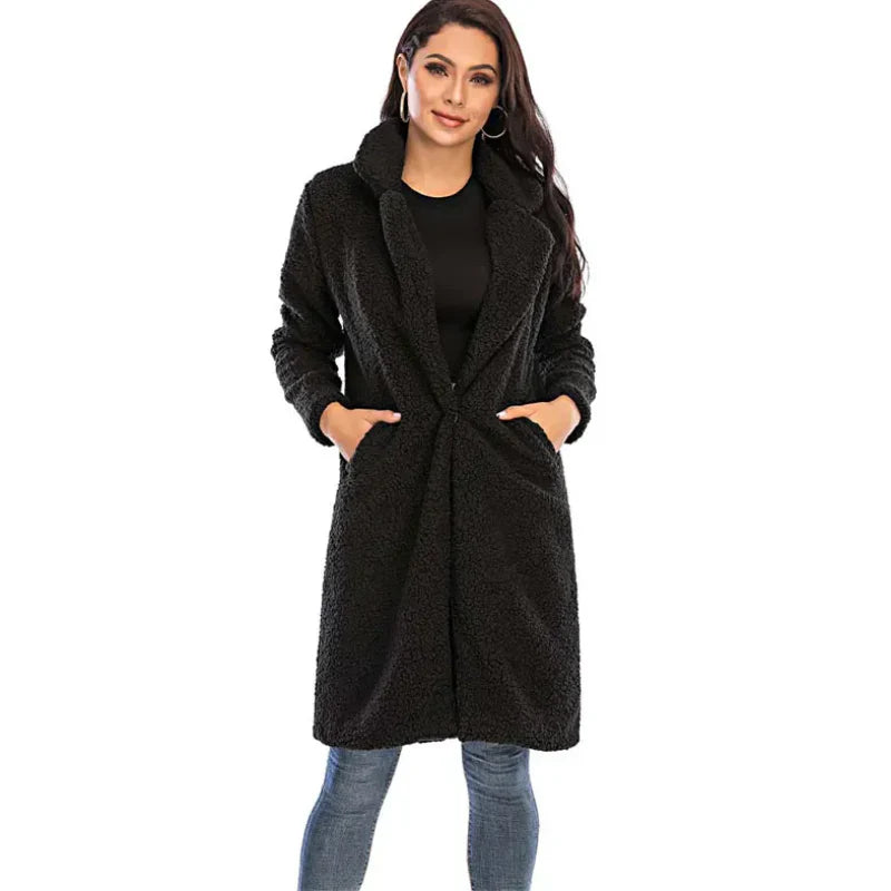 Trendy teddy coat for women Valeria