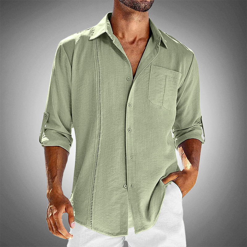 Retro Linen Summer Shirt for Men Haro