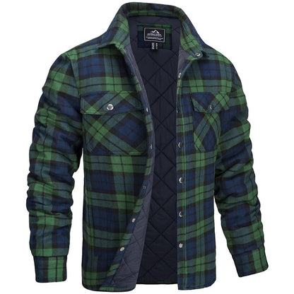 Checkered lumberjack jacket for men Dolf 