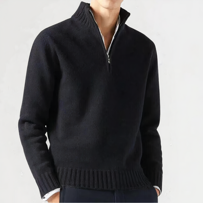 Cuddly warm quarter zip sweater Wilbur