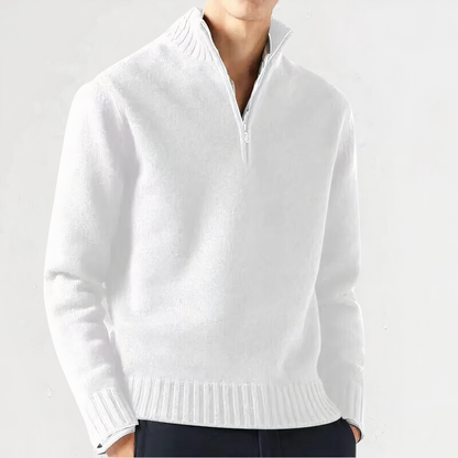 Cuddly warm quarter zip sweater Wilbur