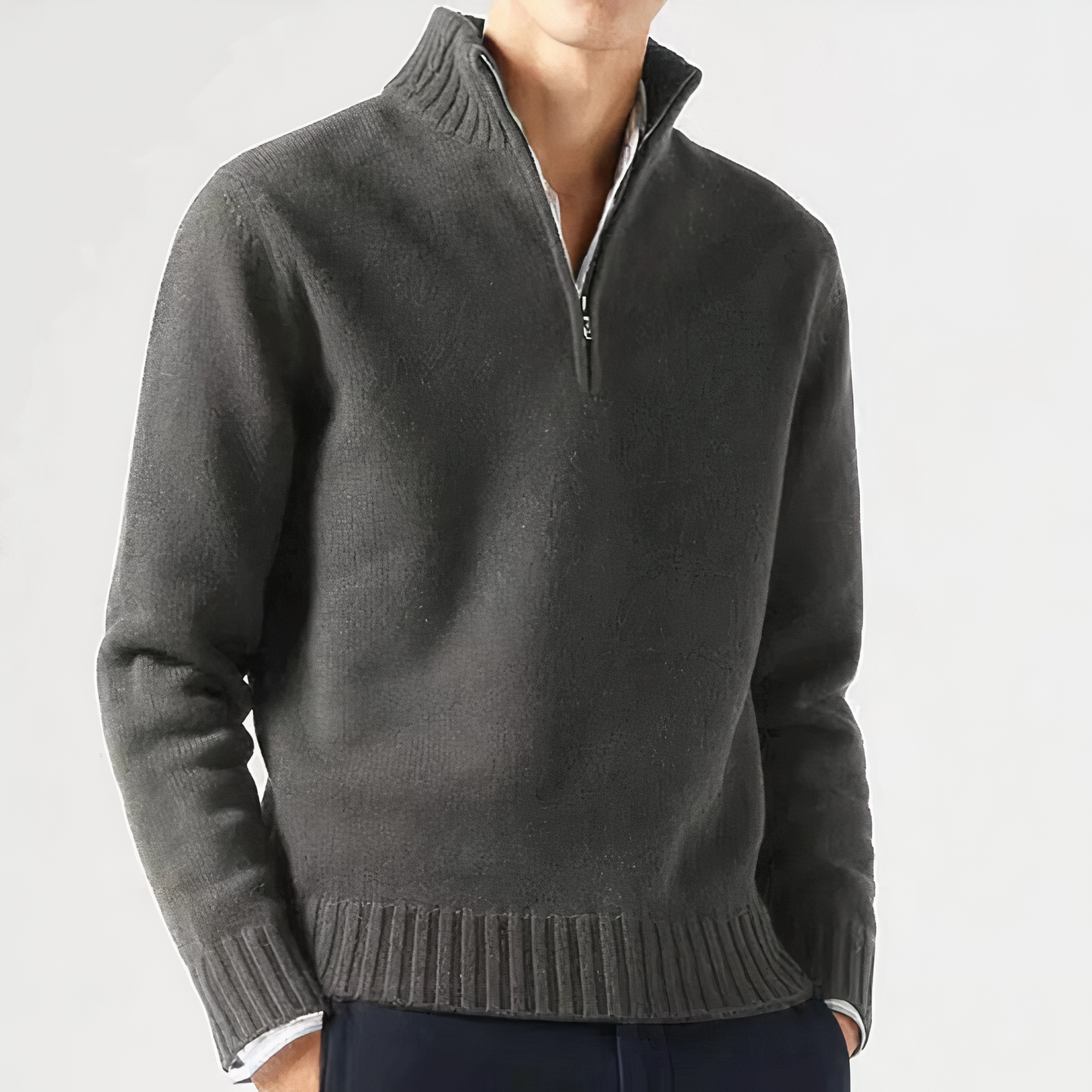 Cuddly warm quarter zip sweater Wilbur