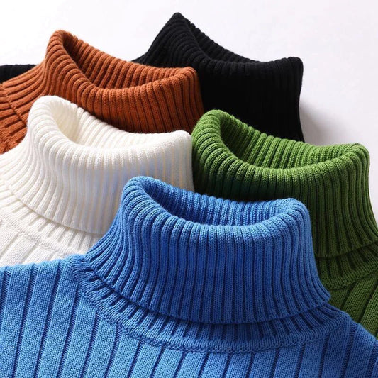 Merino wool turtleneck sweater for men Wyatt