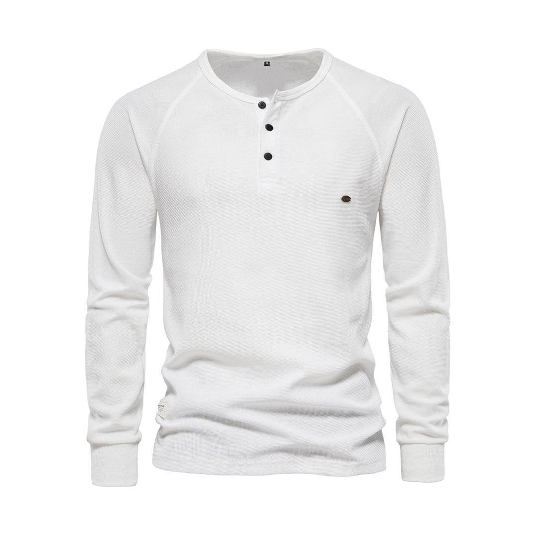 Comfortable men's long-sleeved shirt Ingo