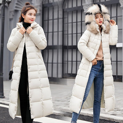 Long down puffer jacket for women Lieka