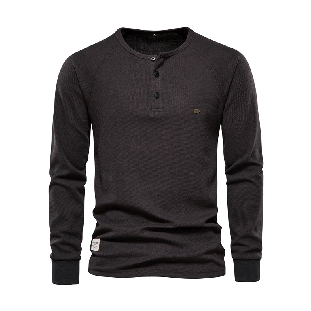 Comfortable men's long-sleeved shirt Ingo