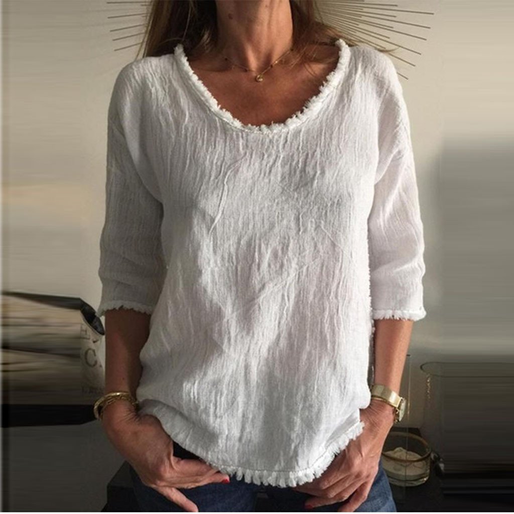 Casual Linen Blouse