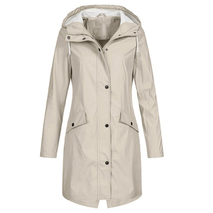 Fashionable windproof raincoat for women Rieka