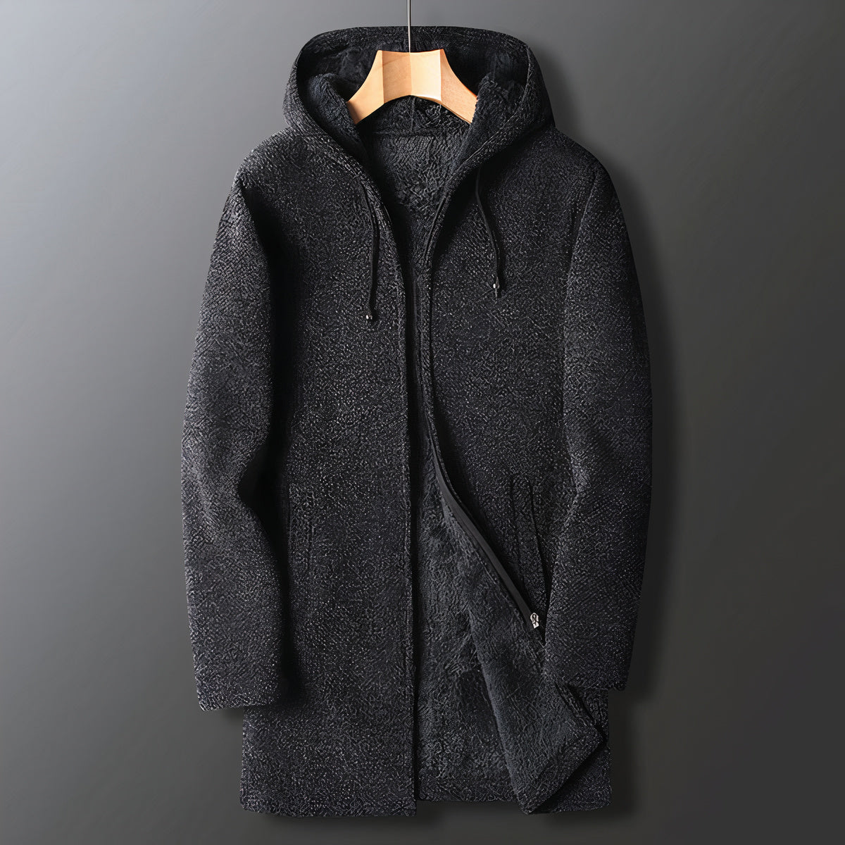 Elegant warm fleece coat for men Torben