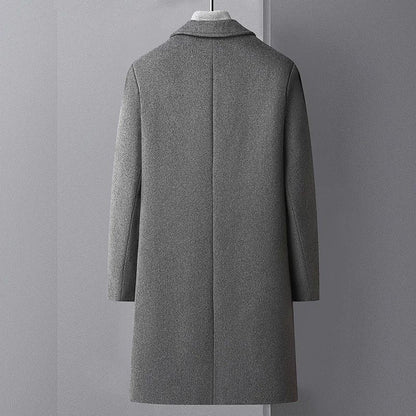 Stylish warm wool coat for men Platon 