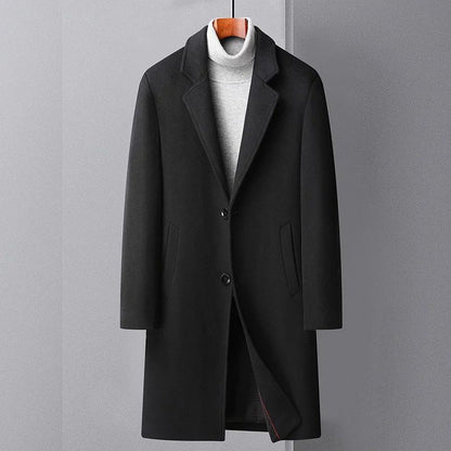 Stylish warm wool coat for men Platon 