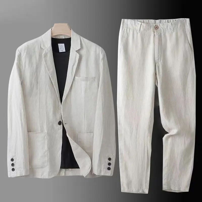 Elegant men's blazer and trouser ensemble Nils