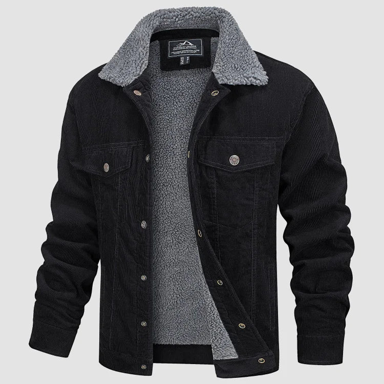 Stefan velvet winter jacket for men 