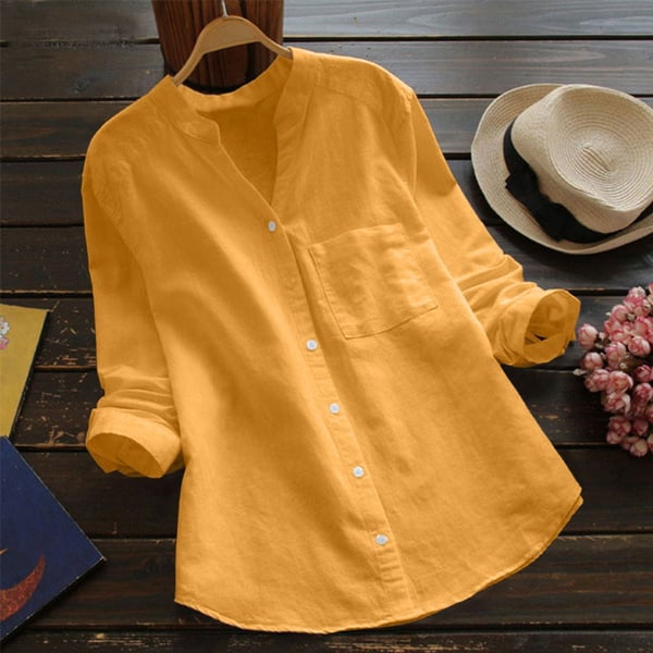 Airy linen-cotton shirt for everyday wear – Emily