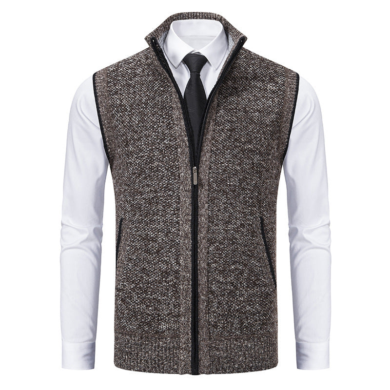 Men's casual knitted vest for cold days Alden