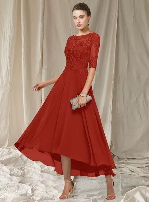 Dalia - Chic maxi dress with lace detail for women