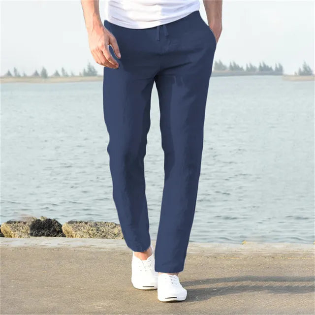 Bastian – Lightweight linen trousers for men