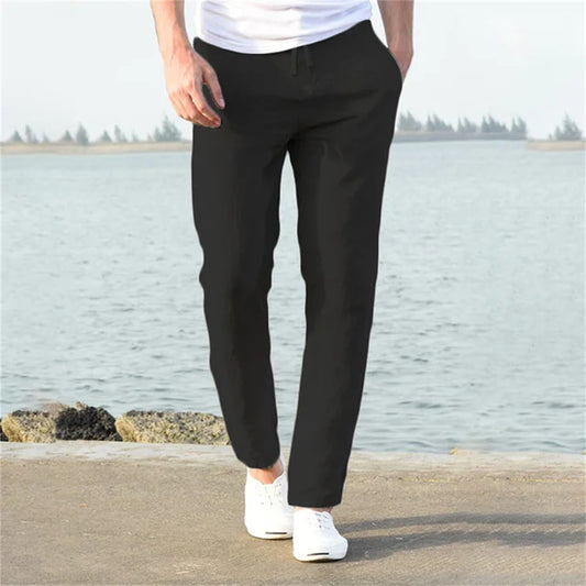 Bastian – Lightweight linen trousers for men