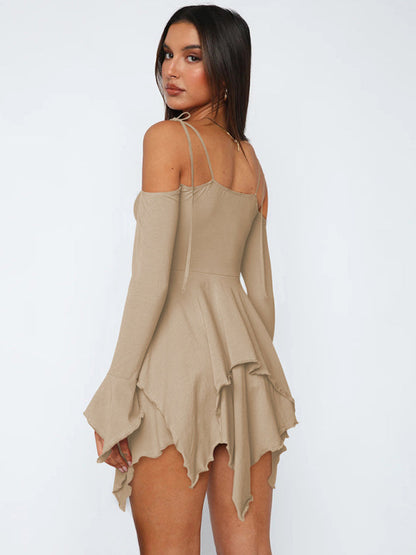 Delilah - Women's layered mini dress 