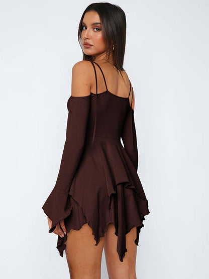 Delilah - Women's layered mini dress 