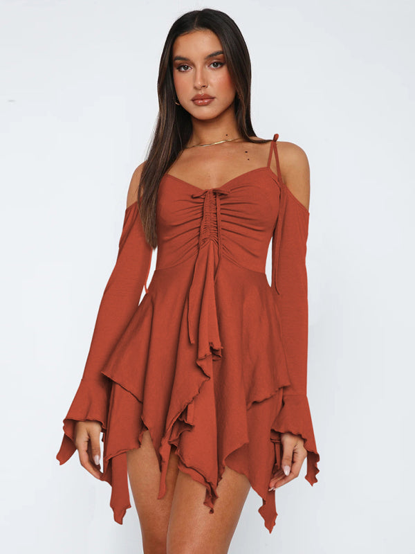 Delilah - Women's layered mini dress 