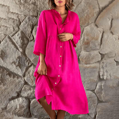 women's linen dress