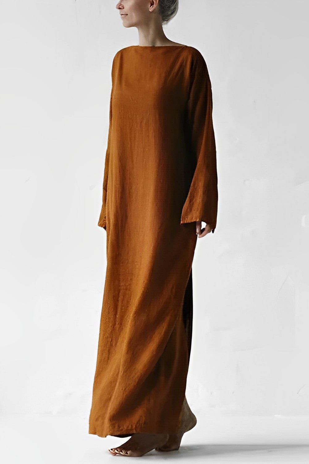 Stylish linen maxi dress Liese