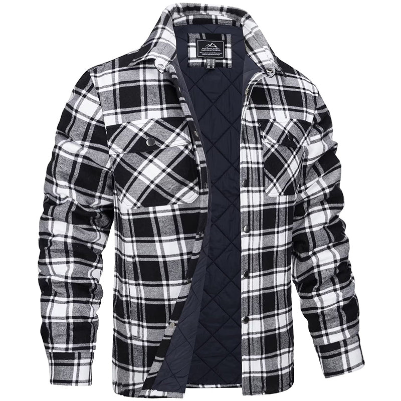 Checkered lumberjack jacket for men Dolf 