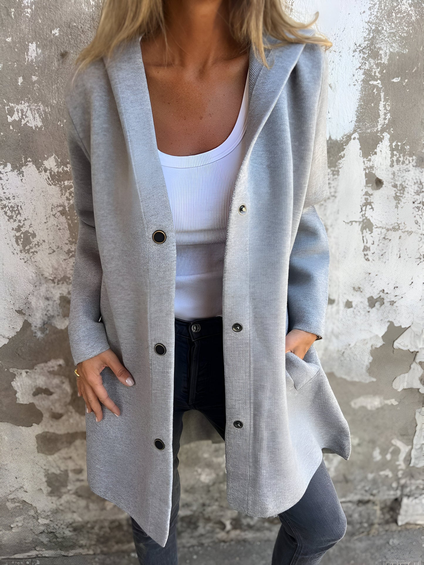 Comfortable hooded jacket for women Valma